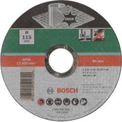 Bosch Disc de taiere, varianta dreapta, inox D- 115 mm- grosime- 1, 0 mm - Cod producator : 2609256320 - Cod EAN : 3165140591720 - 2609256320 (2609256320) Disc de taiere