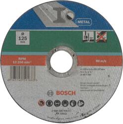 Bosch Disc de taiere, varianta dreapta metal D- 125 mm- grosime- 1, 6 mm - Cod producator : 2609256316 - Cod EAN : 3165140591683 - 2609256316 (2609256316) Disc de taiere