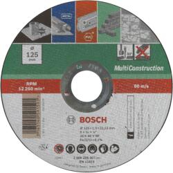 Bosch Disc de taiere, varianta dreapta, Multi Construction D- 125 mm - Cod producator : 2609256307 - Cod EAN : 3165140591591 - 2609256307 (2609256307) Disc de taiere