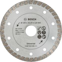 Bosch Disc de taiere diamantat Turbo, 125 mm - Cod producator : 2607019481 - Cod EAN : 3165140415996 - 2607019481 (2607019481)