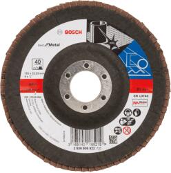 Bosch Disc de slefuire evantai X571, Best for Metal D- 125 mm- G- 40, cu degajare - Cod producator : 2608606922 - Cod EAN : 3165140185 - 2608606922 (2608606922)