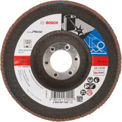 Bosch Disc de slefuire evantai X571, Best for Metal D- 125 mm- G- 120, cu degajare - Cod producator : 2608607320 - Cod EAN : 316514027 - 2608607320 (2608607320)