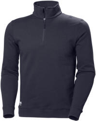 Helly Hansen MANCHESTER FÉLCIPZÁRAS PULÓVER, sötétkék, 2XL (79210_590-2XL)
