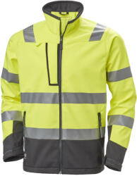 Helly Hansen ALNA 2.0 JÓL LÁTHATÓSÁGI SOFTSHELL KABÁT, sárga, 4XL (74095_369-4XL)