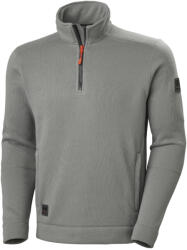 Helly Hansen KENSINGTON FÉLCIPZÁRAS KÖTÖTT POLÁR PULÓVER, szürke, 4XL (72251_930-4XL)