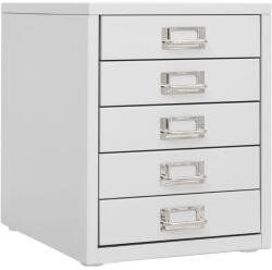 vidaXL Dulap de birou, gri, 28x35x35 cm, metal (335924) Dulap arhivare