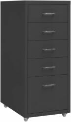 vidaXL Fișet mobil, antracit, 28x41x69 cm, metal (335915) Dulap arhivare