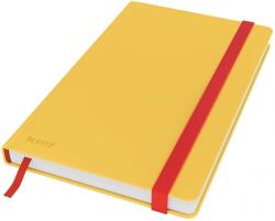Leitz Caiet de birou Cosy, carton laminat, coperta dura, certificare FSC, reciclabil, A5, 80 coli, matematica, Leitz galben chihlimbar E44540019