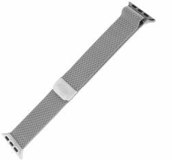 FIXED Mesh Strap hálós, rozsdamentes acél szíj Apple Watch 42/44/45 mm okosórához FIXMEST-434-SL, ezüst (FIXMEST-434-SL)