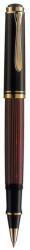 Pelikan Roller Souveran R400Accesorii Placate Cu Aurcorp Negru-Rosu (925305)