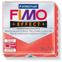 STAEDTLER Gyurma süthető FIMO Effect 56 g, áttetsző piros (8020-204)