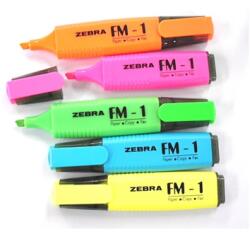 Zebra Szövegkiemelő ZEBRA FM-1, 2-5mm, kék