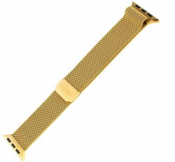 FIXED Mesh rozsdamentes acélból készült hálós szíj Apple Watch 38/40/41mm FIXMEST-436-GD, arany (FIXMEST-436-GD)