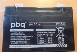 PBQ 3, 5-4 3, 5 Ah 4 V ólomakkumulátor