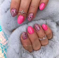 Diamond Cosmetics Gél Lakk - DN048 - Neon rózsaszín - Zselé lakk