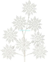  Dekoratív téli gally 22 Fehér 75 cm
