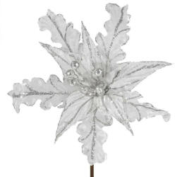  Dekoratív karácsonyi virág 27 Ezüst 29 cm