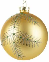  145b üveg karácsonyfa gömb Arany 8 cm