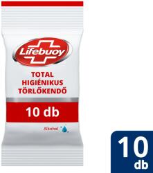 Lifebuoy Total higiénikus törlőkendő antibakteriális összetevőkkel, 10 db