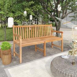 vidaXL Bancă de grădină, 150 cm, lemn masiv de tec (316623)