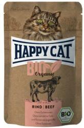 Happy Cat Bio Organic alutasakos eledel - Marha 12x85g - petpakk