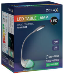 zelux led asztali lámpa 5w