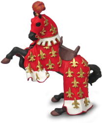 Papo figurina calul printului filip rosu (PAPO39257) - bekid