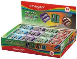 Keyroad Hegyező 2 lyukú fém 24 db/display Keyroad Metal Colourful vegyes színek (KR971868) - web24