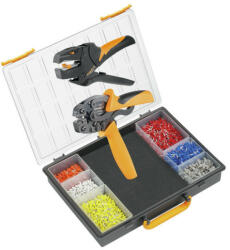 Weidmüller 9025800000 CRIMP-SET 4 Krimp készlet Krimpelő szerszám készlet, Krimpelő szerszám: PZ 4, Csupaszoló szerszám: STRIPAX, Krimpelési tartomány, min. : 5, Sínkód: Weidmüller (9025800000)