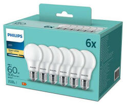 Philips A60 E27 8W 806lm 2700K 6x (8718699775490)