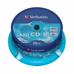 Verbatim Verbatim CD-R[ cake box 25 | 700MB | 52x | Crystal | DataLife+ AZO ] (43352)