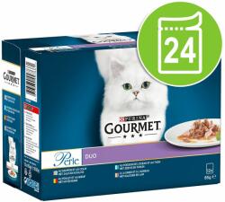 Gourmet 24x85g Gourmet Perle vegyes válogatás nedves macskatáp- Válogatott csíkok zöldséggel