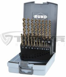 RUKO 214614RO Csigafúró készlet 19 részes HSS-G 1, 0-10, 0mm (0, 5mm) (214614RO)