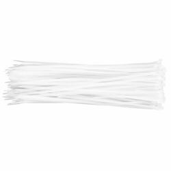 Topex kábelkötegelő 4, 8mmx370mm, fehér, 75db (44E981)