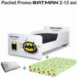 Oli's Pachet Promo Pat Start Batman baieti 2-12 ani, include saltea cu lana 160x80 si husa impermeabila - PC-PCH-PRO-STR-BTM-80 (PC-PCH-PRO-STR-BTM-80)