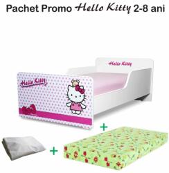 Oli's Pachet Promo Pat Fete 2-8 ani Start Hello Kitty cu saltea din lana 140x70 cm si husa impermeabila - PC-PCH-PRO-STR-HKT-70 (PC-PCH-PRO-STR-HKT-70)