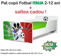 Oli's Pat copii Start Fotbal Italia 2-12 ani cu saltea din lana 160x80x6 cm inclusa PC-P-MOK-FTB-ITA-80 (PC-P-MOK-FTB-ITA-80)