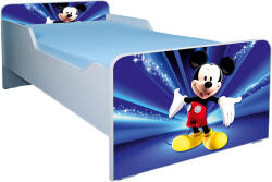 Pat pentru baieti 2-12 ani cu inspiratie Mickey cu sertar si saltea 160 x 80 cm inclusa - PTV2052 (PTV2052)