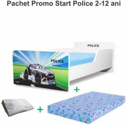 Oli's Pat Start Police 2-12 ani + saltea 160x80x12 cm din lana + husa impermeabila - PC-PCH-PRO-STR-POL-80 (PC-PCH-PRO-STR-POL-80)