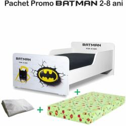 Oli's Pachet Promo Pat Baieti 2-12 ani Start Batman cu saltea cu lana 160x80 si husa impermeabila incluse - PC-PCH-PRO-STR-BTM-70 (PC-PCH-PRO-STR-BTM-70)