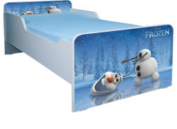  Pat copii 2-8 ani Olaf din Frozen saltea 140x70 inclusa, varianta cu sertar PTV2030 (PTV2030)