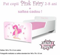 Oli's Pat Fetite 2-8 ani Start Pink Fairy cu saltea cu lana inclusa - PC-P-MOK-PFR-70 (PC-P-MOK-PFR-70)
