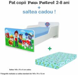 Oli's Pat Start Paw Patrol copii 2-8 ani, cu saltea cu lana 140x70 inclusa - PC-P-MOK-PAW-70 (PC-P-MOK-PAW-70)