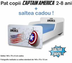 Oli's Pat copii Start Captain America 2-8 ani cu saltea din lana inclusa - PC-P-MOK-CPT-70 (PC-P-MOK-CPT-70)