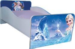 Pat fetite 2-8 ani cu Elsa din Frozen, cu saltea 140x70 cm inclusa, varianta cu sertar PTV2126 (PTV2126)