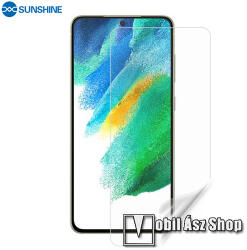 SUNSHINE Hydrogel TPU képernyővédő fólia - Ultra Clear, ÖNREGENERÁLÓ! - 1db, a teljes képernyőt védi - SAMSUNG Galaxy S22 Plus 5G (SM-S906)