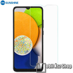 SUNSHINE Hydrogel TPU képernyővédő fólia - Ultra Clear, ÖNREGENERÁLÓ! - 1db, a teljes képernyőt védi - SAMSUNG Galaxy A03 (SM-A035F/DS)