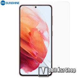SUNSHINE Hydrogel TPU képernyővédő fólia - Ultra Clear, ÖNREGENERÁLÓ! - 1db, a teljes képernyőt védi - SAMSUNG Galaxy S22 5G (SM-S901)