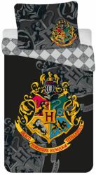 Jerry Fabrics Ágyneműhuzat Harry Potter - Fekete / szürke | 140 x 200 cm / 70 x 90 cm (20BS393)