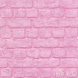 Rasch Bricks & Wood II 226805 Térhatású rózsaszín tégla mintás tapéta (226805)